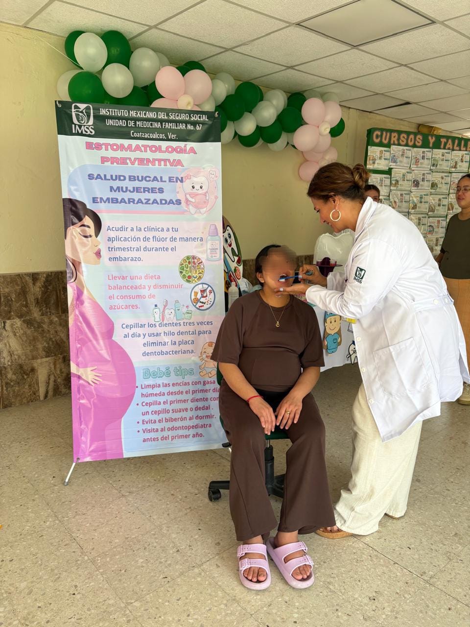Inicia en IMSS Veracruz Sur Feria de Salud Bucal enfocada en mujeres embarazadas
