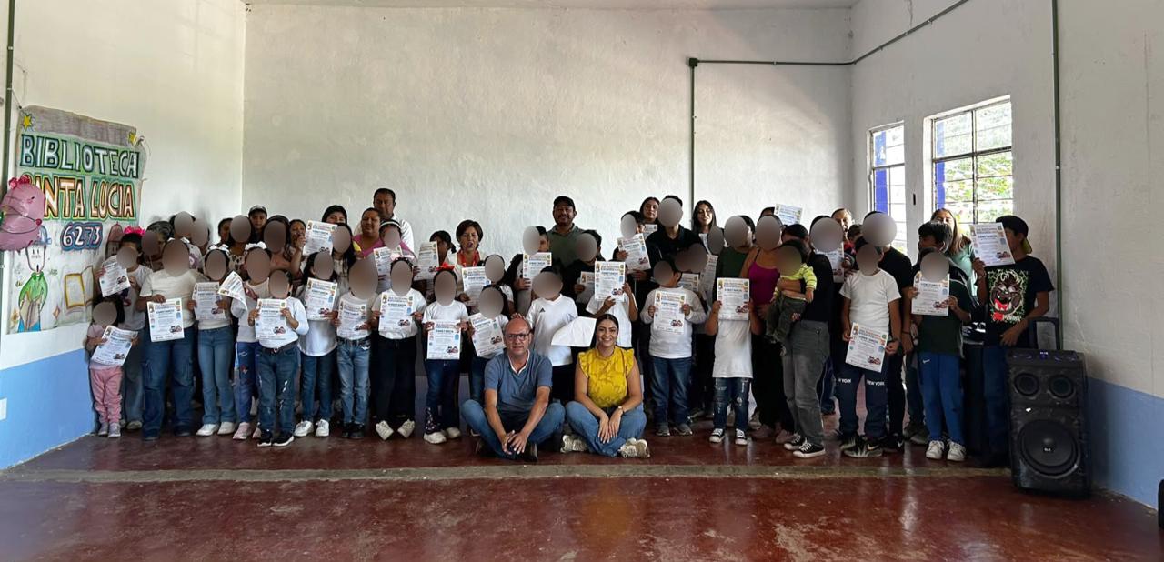¡Con éxito concluyó el curso «Mis Vacaciones en la Biblioteca»! En Santa Lucía Potrerillo! 📚✨