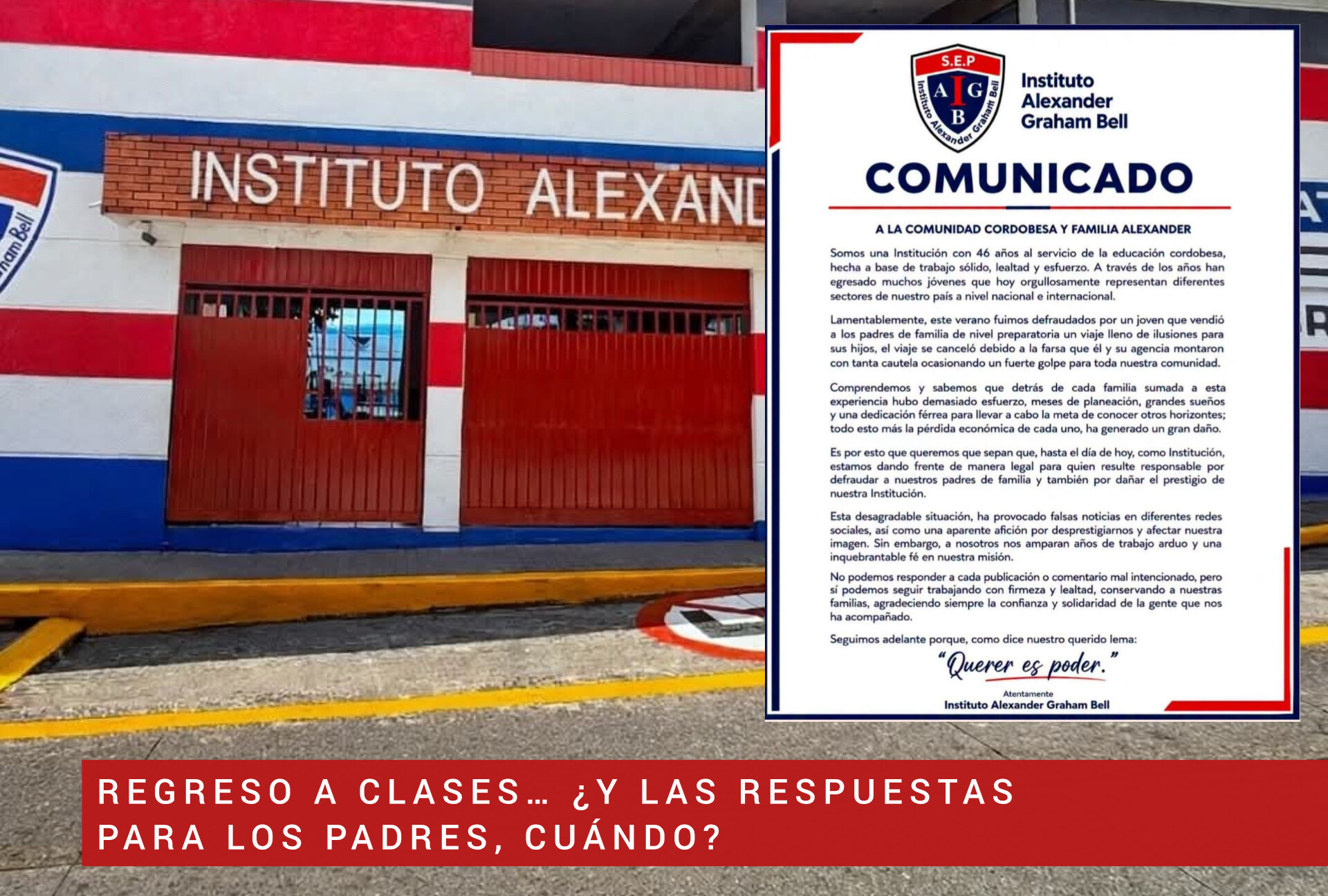 🚨 REGRESO A CLASES, PERO EL CONFLICTO POR EL VIAJE A IRLANDA SIGUE SIN RESOLVERSE