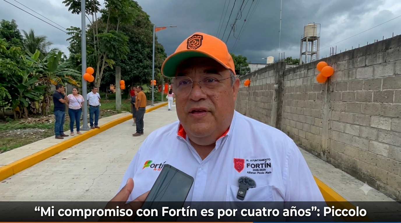 “Mi compromiso con Fortín es por cuatro años”: Piccolo descarta dejar la alcaldía para buscar una diputación