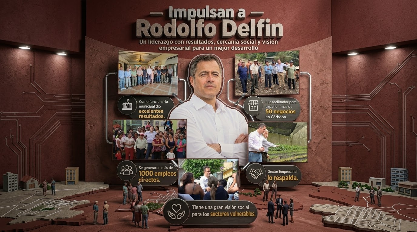 Rodolfo Delfín de la Llave comienza a figurar rumbo al proceso electoral de 2027
